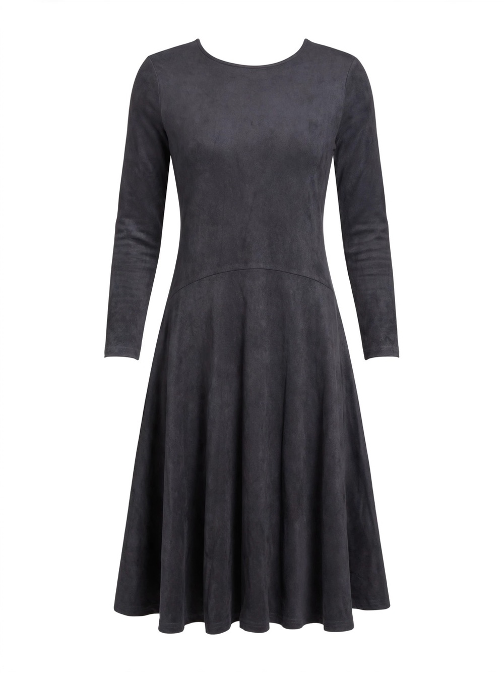 Bianco Nero Superfine Shirting Charcoal Grey Faux suede Boho unique texture